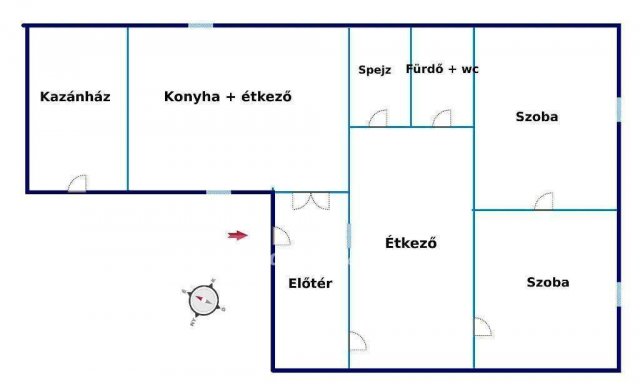 Eladó családi ház, Cegléden 32 M Ft, 2 szobás