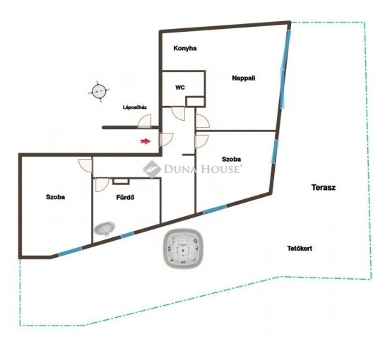 Eladó téglalakás, Balatonföldváron 199 M Ft, 3 szobás