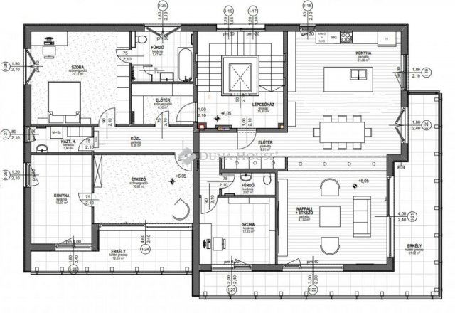 Eladó téglalakás, Budapesten, II. kerületben 625 M Ft, 4 szobás