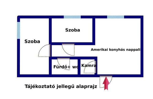 Eladó téglalakás, Tatabányán 49.5 M Ft, 3+2 szobás