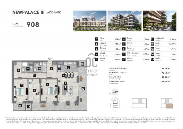 Eladó téglalakás, Budapesten, XIII. kerületben 181.214 M Ft