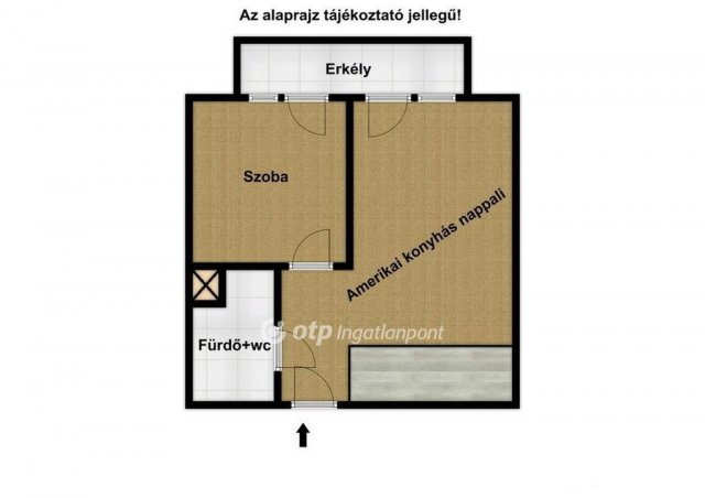 Eladó téglalakás, Hajdúszoboszlón 48.9 M Ft, 1+1 szobás