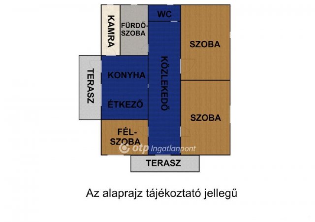 Eladó családi ház, Nyíregyházán 44.5 M Ft, 2+1 szobás