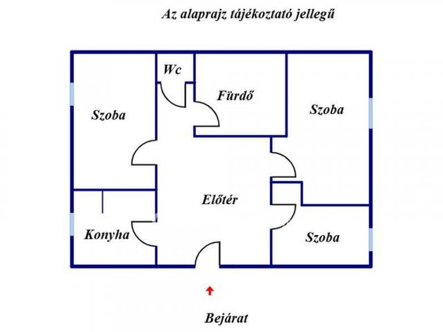 Kiadó téglalakás, albérlet, Nyíregyházán 200 E Ft / hó