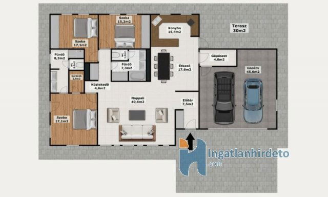 Eladó családi ház, Budajenőn 144.9 M Ft, 4 szobás
