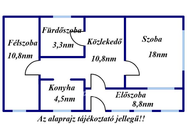 Eladó családi ház, Tiszagyendán 6 M Ft, 2 szobás