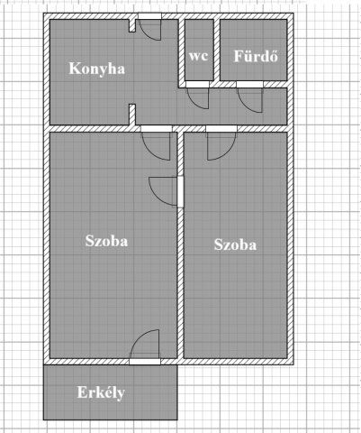 Eladó panellakás, Kecskeméten 44.8 M Ft, 2 szobás