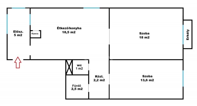 Eladó panellakás, Budapesten, XIV. kerületben 76.5 M Ft, 3 szobás