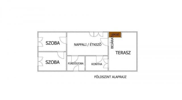 Eladó nyaraló, Mezőkövesden 25 M Ft, 2+2 szobás