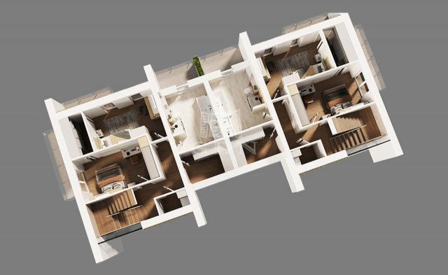 Eladó ikerház, Budapesten, II. kerületben 345 M Ft, 4 szobás