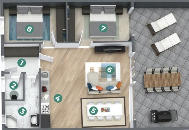 Eladó téglalakás, Balatonszemesen 129.9 M Ft, 3 szobás