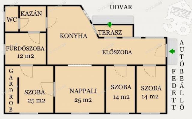 Eladó családi ház, Kiskunfélegyházán 59 M Ft, 4 szobás