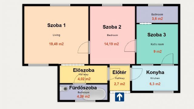 Eladó családi ház, Kiskunhalason 23.99 M Ft, 2+1 szobás