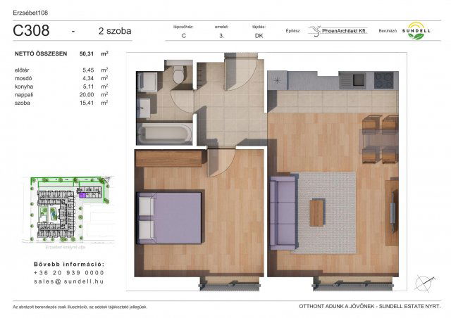 Eladó téglalakás, XIV. kerületben, Erzsébet királyné útján