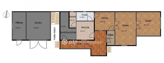 Eladó családi ház, Ráckevén 39.9 M Ft, 3 szobás