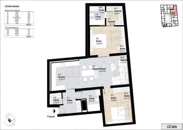 Eladó téglalakás, Budapesten, VI. kerületben, Jókai utcában