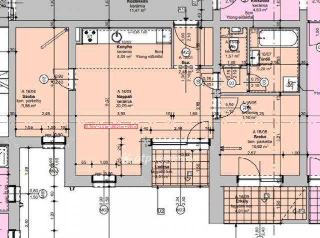 Eladó téglalakás, Szegeden 75.068 M Ft, 3 szobás