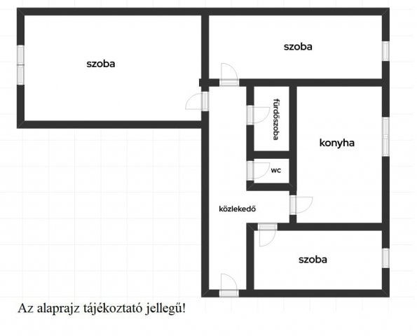 Eladó téglalakás, Nyíregyházán 33.9 M Ft, 1+2 szobás