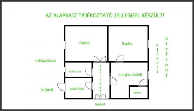 Eladó családi ház, Hajdúdorogon 26 M Ft, 2 szobás