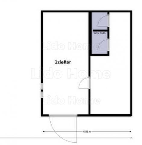 Kiadó üzlethelyiség, Győrött 120 E Ft / hó