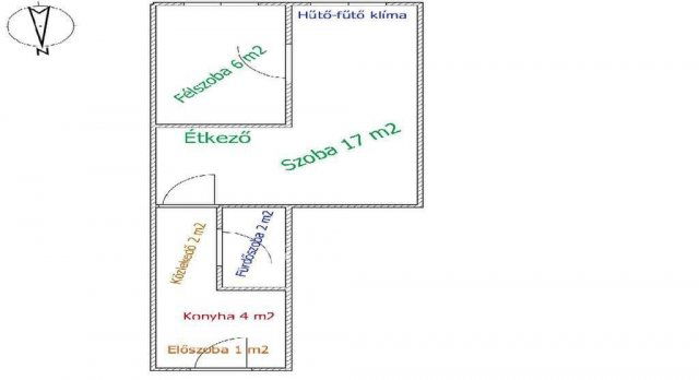 Eladó téglalakás, Budapesten, XIII. kerületben 53.9 M Ft