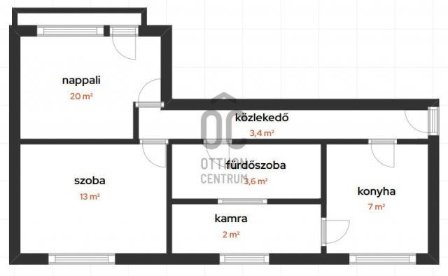 Eladó téglalakás, Szigetszentmiklóson 49.9 M Ft, 2 szobás