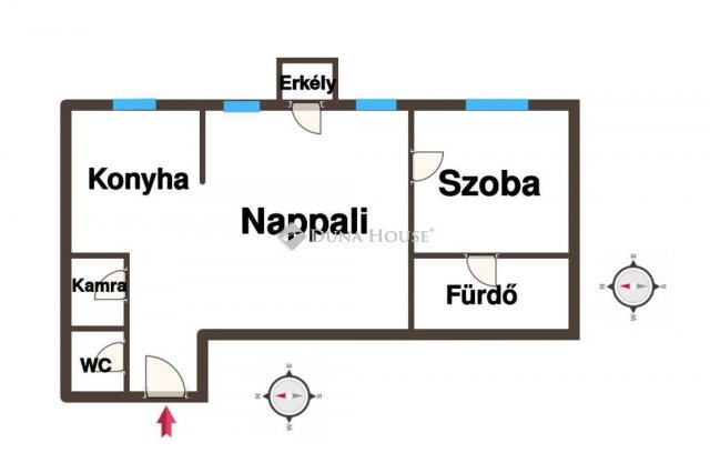 Eladó téglalakás, Kiskunfélegyházán 45 M Ft, 2 szobás