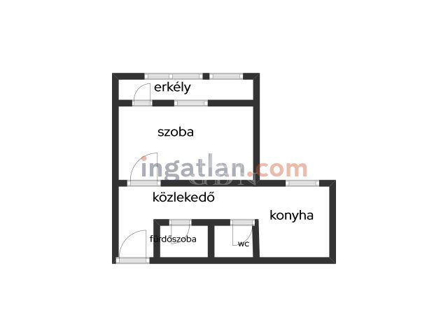 Eladó panellakás, Budapesten, XX. kerületben 49.9 M Ft, 1 szobás