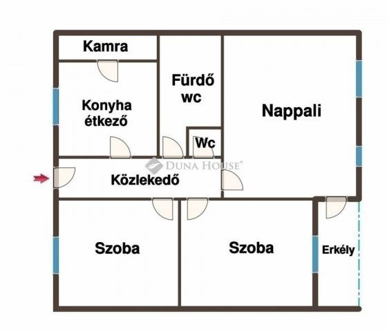 Eladó téglalakás, Kecskeméten 66.9 M Ft, 3 szobás