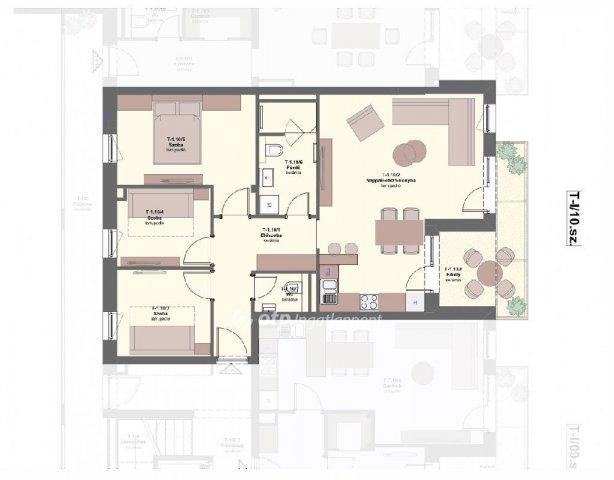 Eladó téglalakás, Balatonbogláron 189 M Ft, 3+1 szobás
