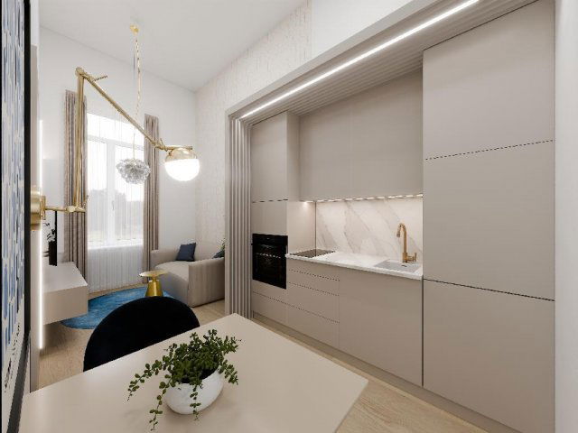 Eladó téglalakás, Budapesten, VI. kerületben 69.9 M Ft, 1 szobás