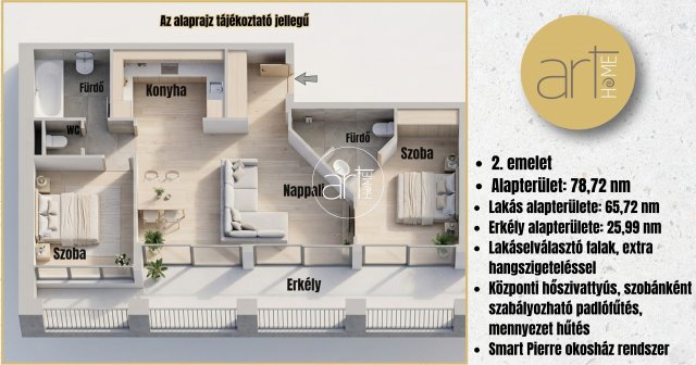 Eladó téglalakás, Szegeden 105 M Ft, 3 szobás