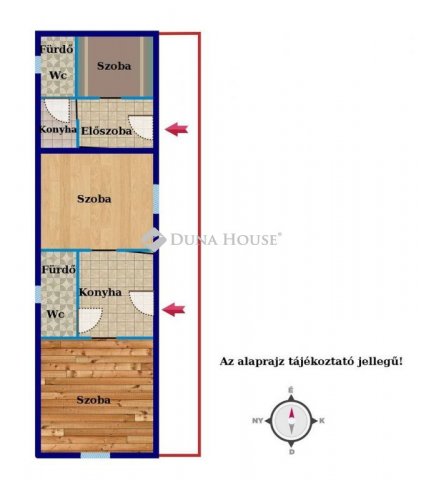 Eladó családi ház, Pázmándon 39.9 M Ft, 3 szobás