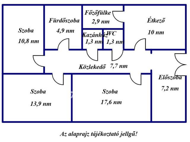 Eladó családi ház, Füzesgyarmaton 13 M Ft, 2+1 szobás