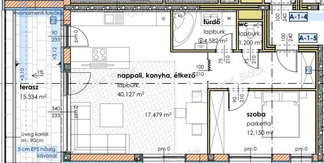 Eladó téglalakás, Balatonlelleén 79.2 M Ft, 2 szobás
