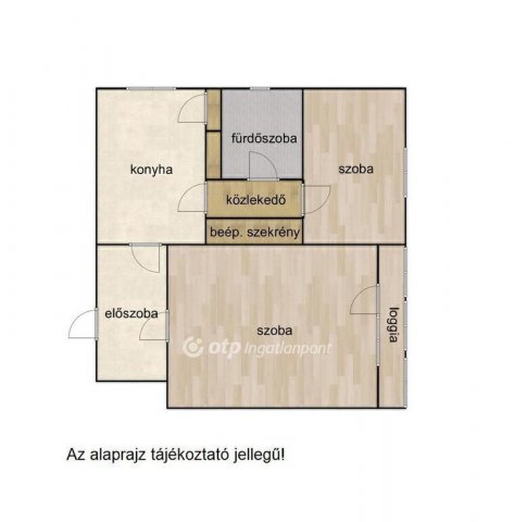 Eladó panellakás, Nyíregyházán 43.5 M Ft, 2 szobás