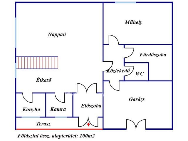 Eladó sorház, Sárospatakon 52 M Ft, 5 szobás