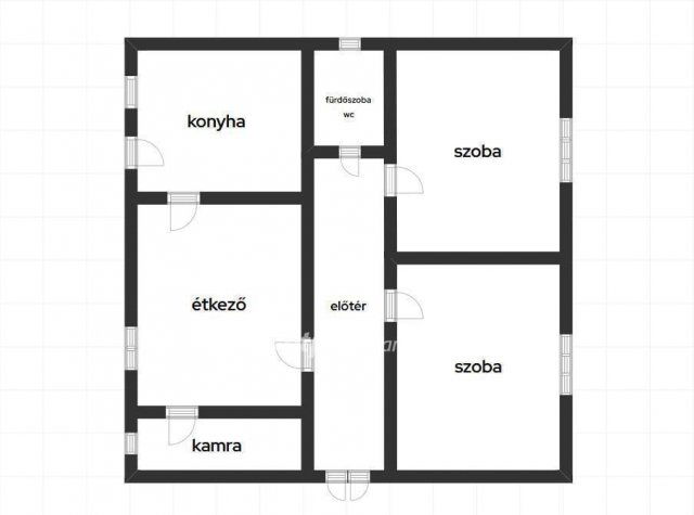 Eladó családi ház, Rábapatonán 39.5 M Ft, 2 szobás