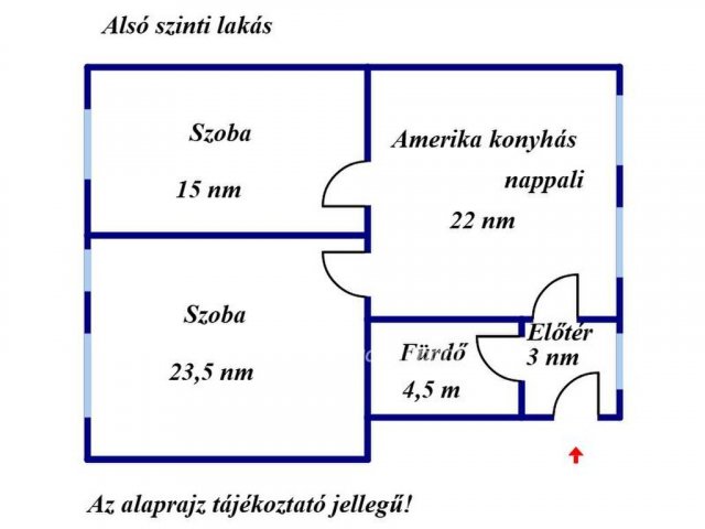 Eladó téglalakás, Gyulán 82 M Ft, 3 szobás