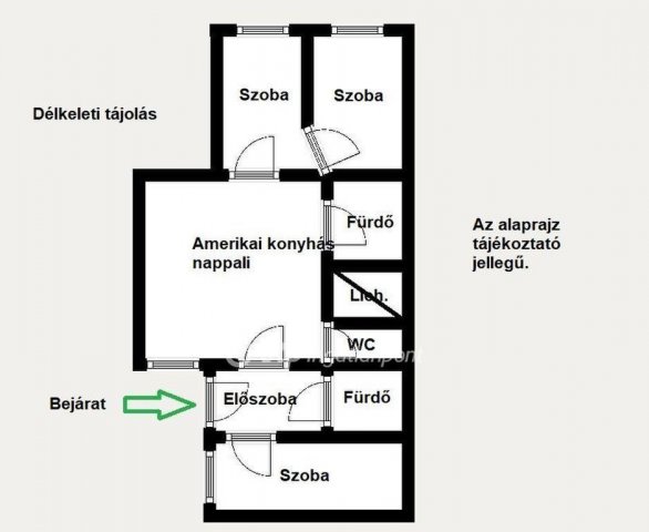 Eladó téglalakás, Budapesten, VIII. kerületben 84.9 M Ft