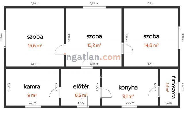 Eladó mezogazdasagi ingatlan, Tiszakécskén 26.9 M Ft, 2 szobás