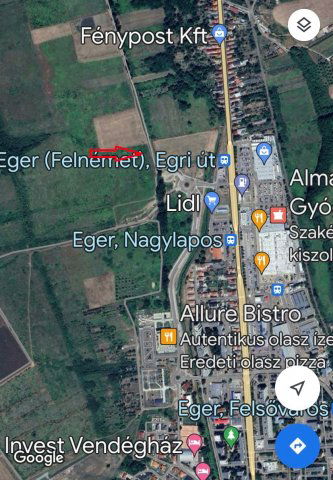 Eladó telek, Egerben 399 M Ft / költözzbe.hu