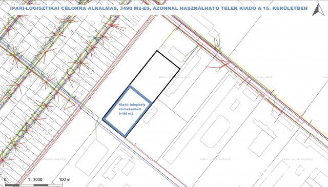 Kiadó ipari ingatlan, Budapesten, XV. kerületben 1500 E Ft / hó