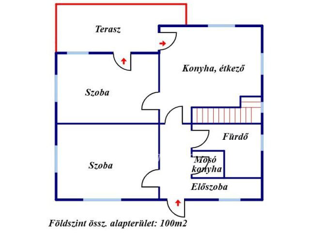 Eladó családi ház, Sárospatakon 51.9 M Ft, 2+3 szobás