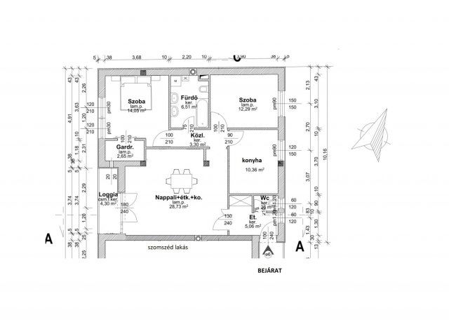 Kiadó téglalakás, albérlet, Győrött 270 E Ft / hó, 3 szobás
