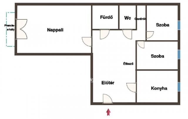Eladó panellakás, Budapesten, III. kerületben 76.9 M Ft