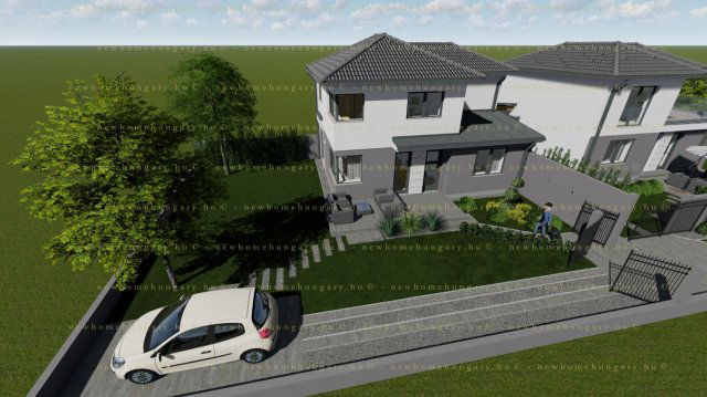 Eladó ikerház, Kecskeméten 88.9 M Ft, 5 szobás
