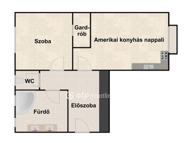 Kiadó téglalakás, albérlet, Debrecenben 300 E Ft / hó, 2 szobás
