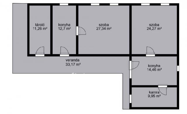 Eladó családi ház, Orosházán 6.5 M Ft, 2 szobás
