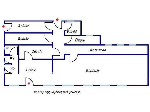 Eladó üzlethelyiség, Kétegyházán 49.9 M Ft